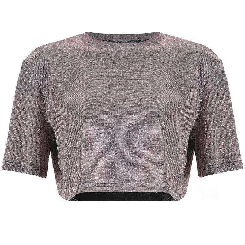 Women hot & Loose navel top t-shirt - EX-STOCK CANADA