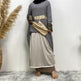 Women's Arab Patchwork Long Sleeved Dress - EX-STOCK CANADA