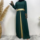 Women's Arab Patchwork Long Sleeved Dress - EX-STOCK CANADA