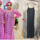 Women's Arab Style Loose Lace Long Dress - EX-STOCK CANADA