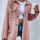 Women's Autumn Loose Solid Color Retro Lapel Jacket Coat - EX-STOCK CANADA