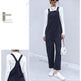 Women's Autumn Warm Corduroy Loose Solid Color Suspender Pants - EX-STOCK CANADA