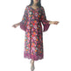 Women's Bronzing Printed Casual Dubai Arab Robe - EX-STOCK CANADA