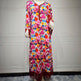 Women's Bronzing Printed Casual Dubai Arab Robe - EX-STOCK CANADA