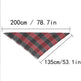 Women's Cashmere Plaid All-match Thick Warm Scarf - EX-STOCK CANADA