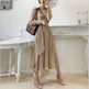 Women's cotton Oversized Loose Waist below the knee Dress - EX-STOCK CANADA