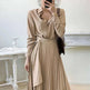 Women's cotton Oversized Loose Waist below the knee Dress - EX-STOCK CANADA