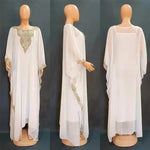 Women's Dress Embroidered Lace Arab Robe - EX-STOCK CANADA