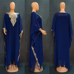 Women's Dress Embroidered Lace Arab Robe - EX-STOCK CANADA