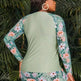 Women's Fashion Long Sleeve High Waist Split Swimsuit/pajamas/lounge wear. - EX-STOCK CANADA