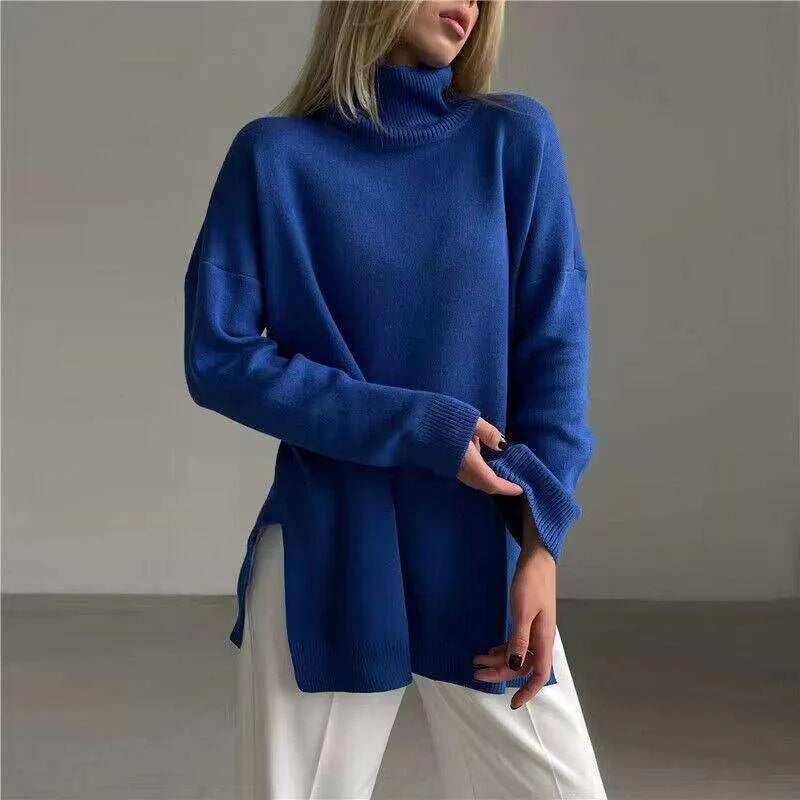 Women's Fashion Loose Turtleneck Sweater - EX-STOCK CANADA