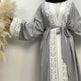 Women's Fashion Patchwork Lace Arab Robe - EX-STOCK CANADA