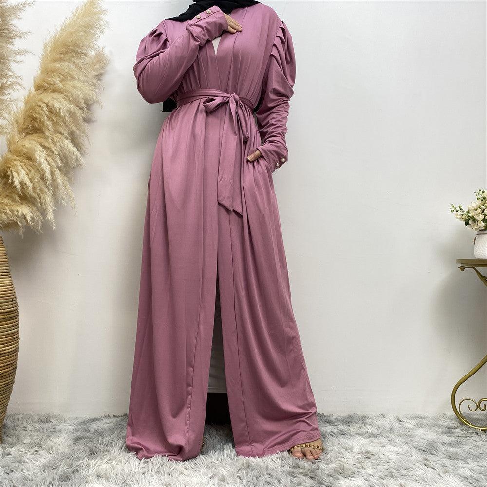 Women's Fashion Simple Solid Color Arab Cardigan - EX-STOCK CANADA