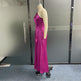 Women's Fashion Solid Color Crossbody Strapless Dress - EX-STOCK CANADA
