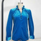 Women's Fashion V-neck Pleuche Long Sleeve Shirt Top - EX-STOCK CANADA