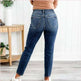 Women's Fashionable Simple High-grinding Elastic Plus Size Jeans - EX-STOCK CANADA