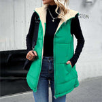 Women's Hooded Cotton Jacket with Pockets - EX-STOCK CANADA