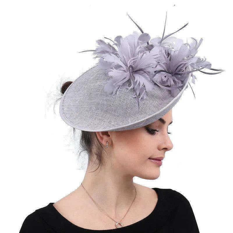 Women's Horse Racing Festival Fashion High End Top Aristocratic Hair Accessories - EX-STOCK CANADA