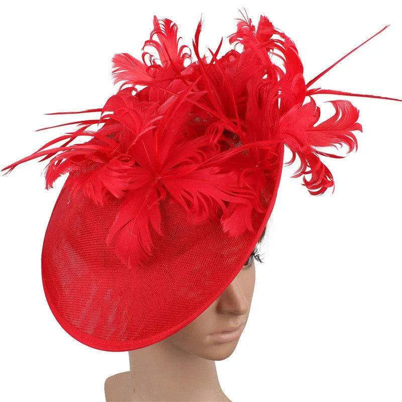 Women's Horse Racing Festival Fashion High End Top Aristocratic Hair Accessories - EX-STOCK CANADA