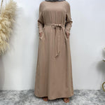 Women's Lace Up Pocket Arab Dress - EX-STOCK CANADA