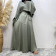 Women's Lace Up Satin Arab Dress - EX-STOCK CANADA