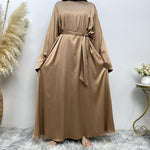 Women's Lace Up Satin Arab Dress - EX-STOCK CANADA