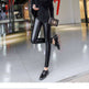 Women's Leather Pants Thick Large Size High Waist PU Leather Leggings - EX-STOCK CANADA
