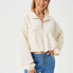 Women's Loose Casual Half Zipper Sweatshirt - EX-STOCK CANADA