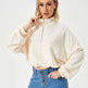 Women's Loose Casual Half Zipper Sweatshirt - EX-STOCK CANADA