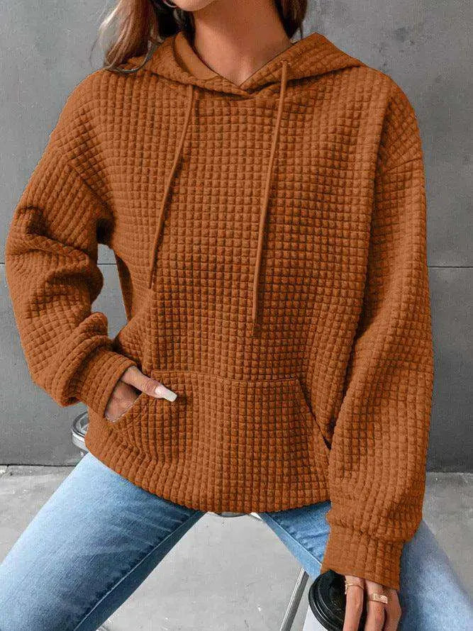 Women's Loose Casual Solid Color Long-sleeved Sweater - EX-STOCK CANADA