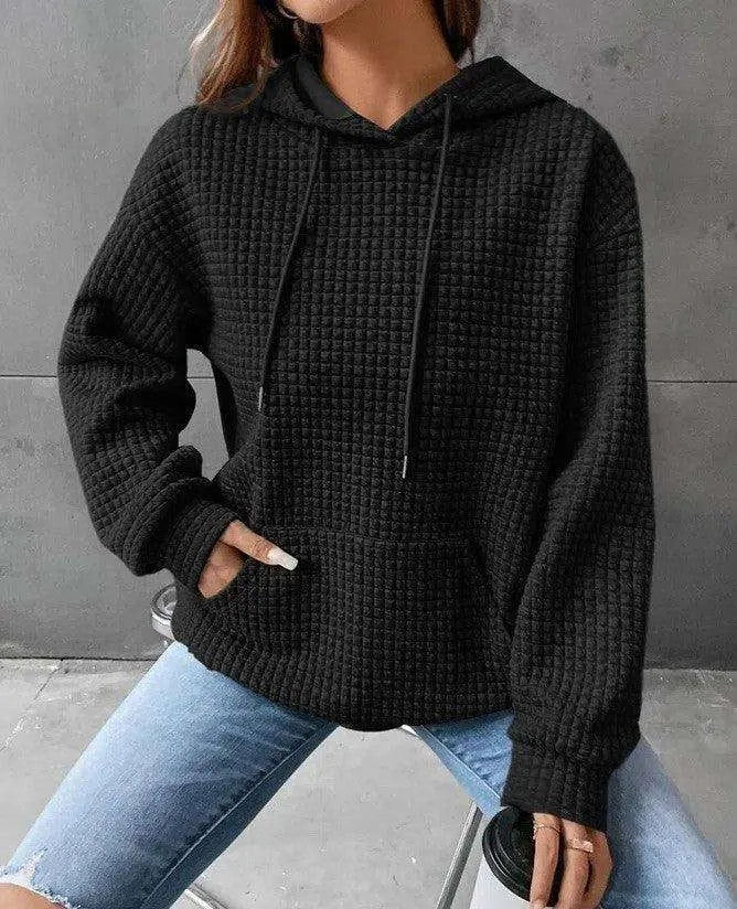 Women's Loose Casual Solid Color Long-sleeved Sweater - EX-STOCK CANADA