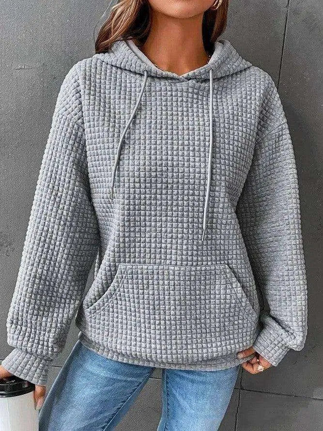 Women's Loose Casual Solid Color Long-sleeved Sweater - EX-STOCK CANADA