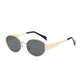 Women's Metal Retro Oval Sunglasses - EX-STOCK CANADA