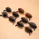 Women's Metal Retro Oval Sunglasses - EX-STOCK CANADA