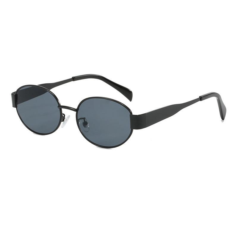 Women's Metal Retro Oval Sunglasses - EX-STOCK CANADA