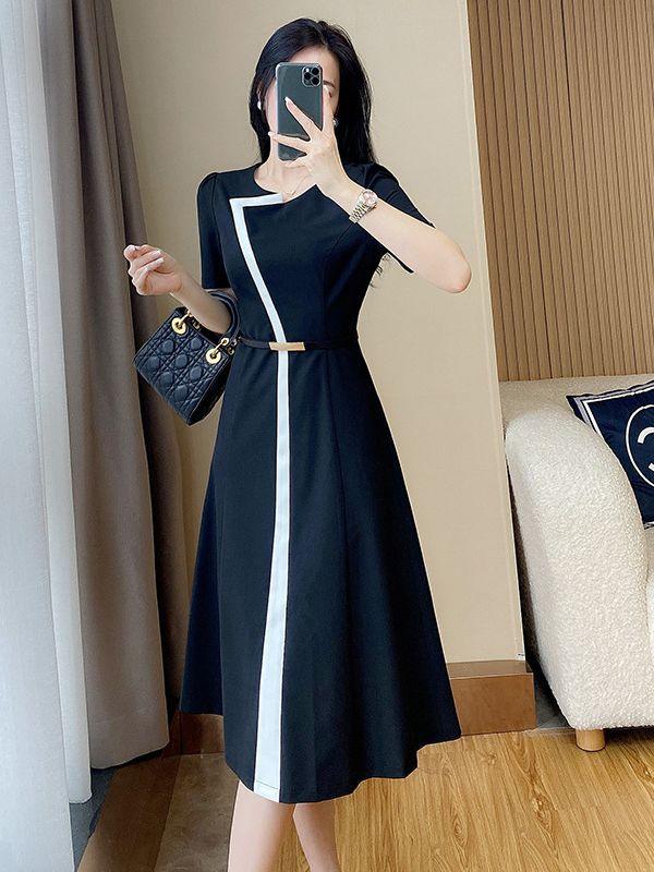 Women's Mid-Length Fashion Dress - EX-STOCK CANADA