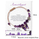Women's Natural Stone Bracelet Amethyst - EX-STOCK CANADA