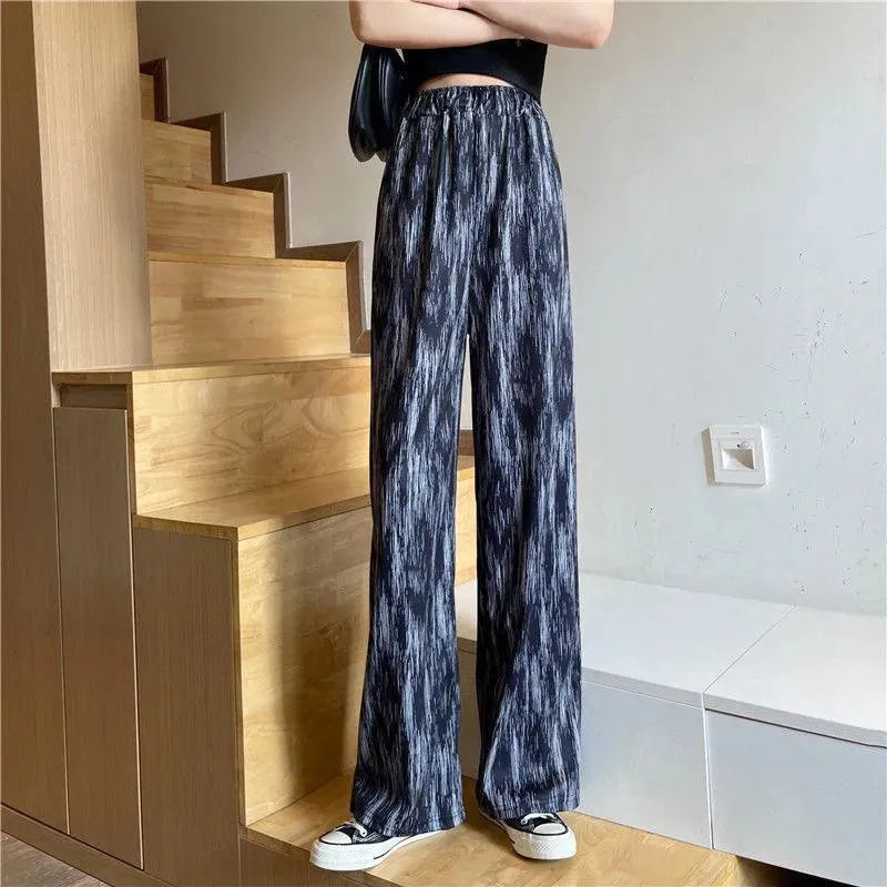 Women's Plaid Wide Leg Casual Pants - EX-STOCK CANADA