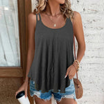 Women's Printed Knitted Vest Top - EX-STOCK CANADA