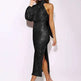 Women's Sequin Scarf Beaded Dress - EX-STOCK CANADA