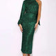 Women's Sequin Scarf Beaded Dress - EX-STOCK CANADA