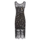 Women's Sequined Mesh Sleeveless Peacock Dress - EX-STOCK CANADA