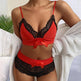 Women's Sexy Lingerie Lace Suspenders Three-point Sexy Lingerie - EX-STOCK CANADA