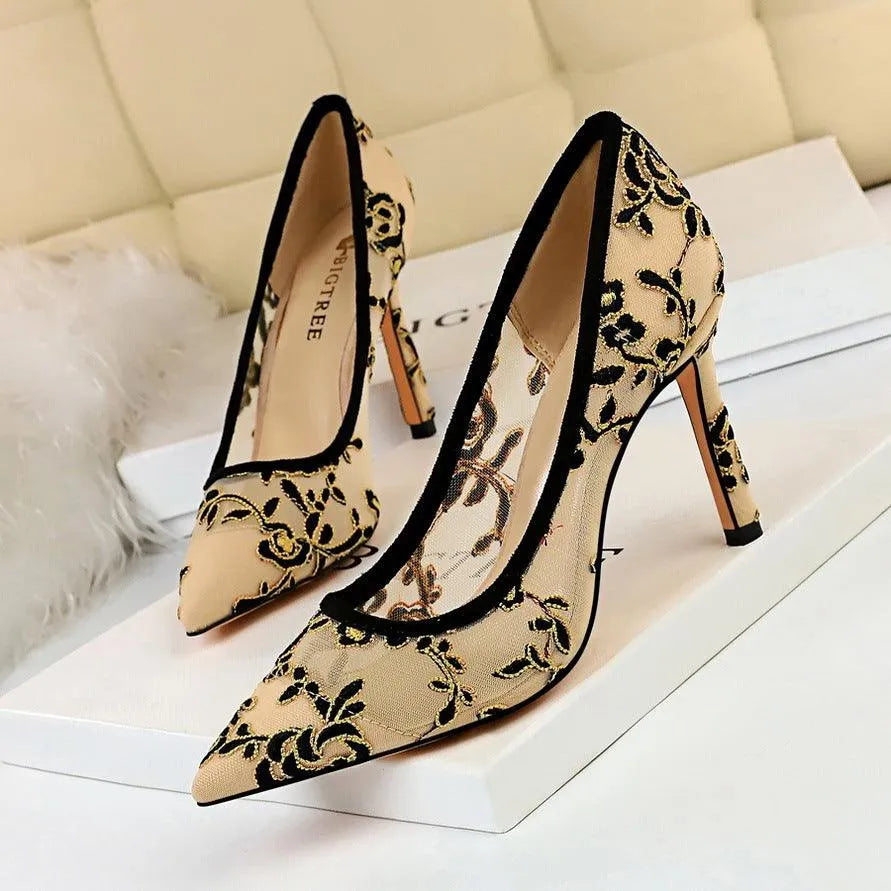 Women's shoes European style fashion high heels - EX-STOCK CANADA