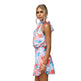 Women's Slant Shoulder Lace-up Printed Casual Loose Summer Vacation Mini Dress - EX-STOCK CANADA