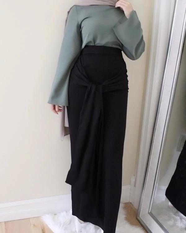 Women's Solid Color Arab Hip Skirt - EX-STOCK CANADA