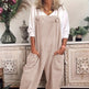 Women's Solid Color Casual Pocket Lace-up Adjustable Jumpsuit - EX-STOCK CANADA