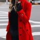 Women's Solid Color Slim-fit Woolen Coat - EX-STOCK CANADA