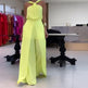 Women's Solid Color Wide Leg Jumpsuit - EX-STOCK CANADA