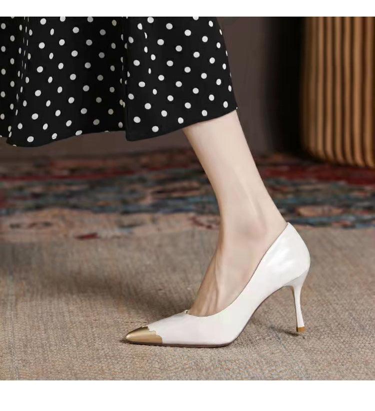 Women's Stiletto High Heels Korean Style Fashion Commuter Shoes - EX-STOCK CANADA